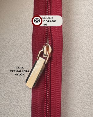 Slider #6 nylon - dorado