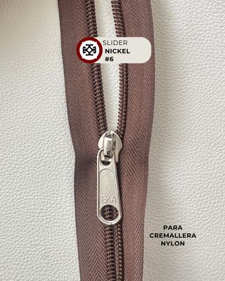 Slider #6 nylon-niquel