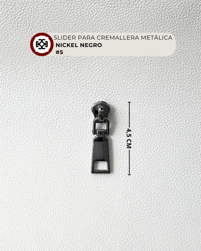 Slider #5 metalica - niquel negro