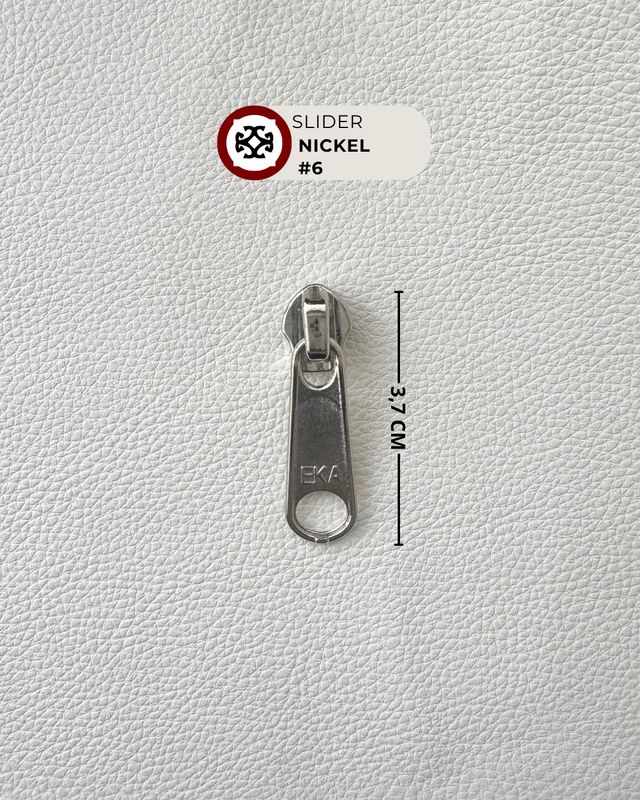 Slider #6 nylon-niquel