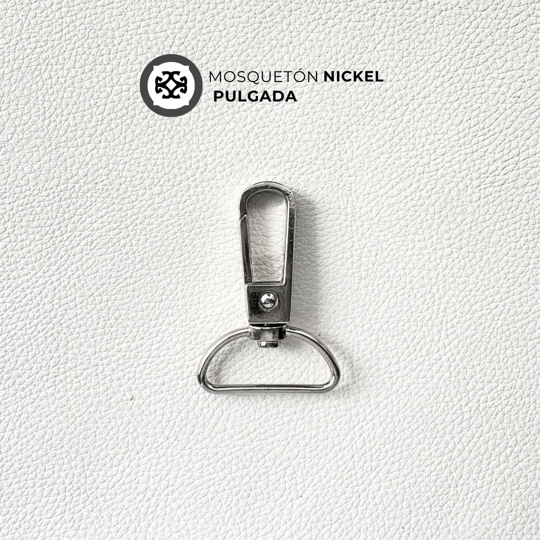 Mosqueton Niquel de 1 pulgada (2,5 cm)​ - precio x unidad