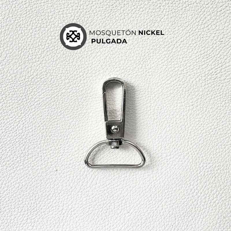 Mosqueton Niquel de 1 pulgada (2,5 cm)​ - precio x unidad