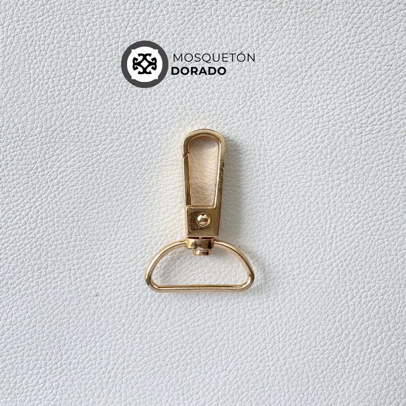 Mosqueton Dorado de 1 pulgada (2,5 cm)​ - precio x unidad