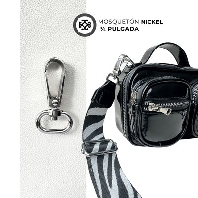 Mosqueton Niquel 3/4 de pulgada (2 cm)​ - precio x unidad