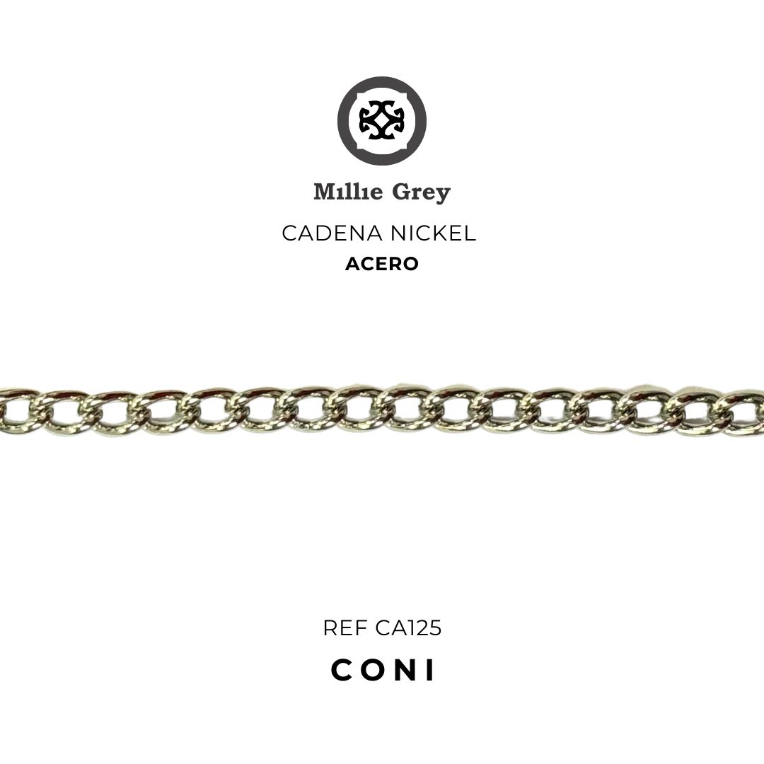 CONI  Cadena en Hierro Nickel precio x metro