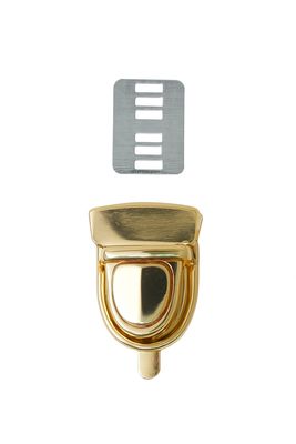 Broche Sapo 30*41 dorado  precio x unidad