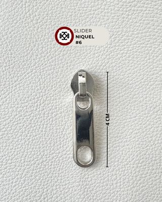 Slider # 6 nylon-niquel