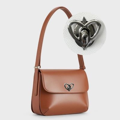 Broche Torniquete de corazón - Niquel