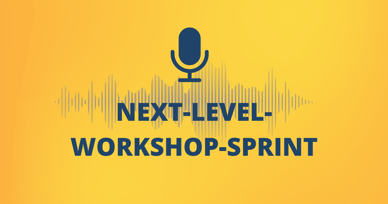Next-Level-Sprint für deinen Podcast