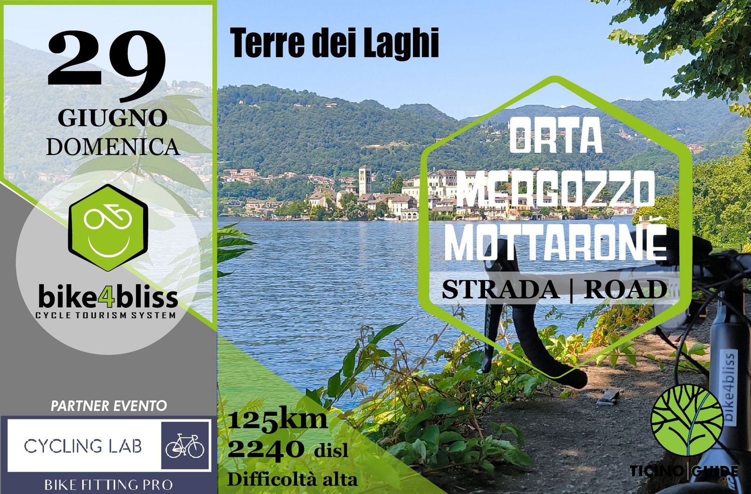 ORTA - MERGOZZO - MOTTARONE- 29 GIUGNO