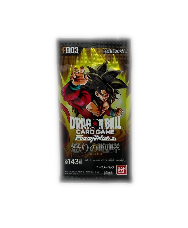 Dragon Ball Super Card Game - Fusion World Raging Roar FB03 - [JP] - Einzel Booster