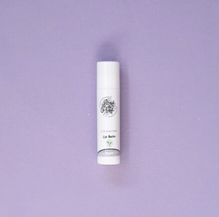 Unscented lip balm