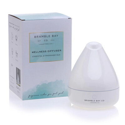 White Wellness Ultrasonic Diffuser (Strip Light)