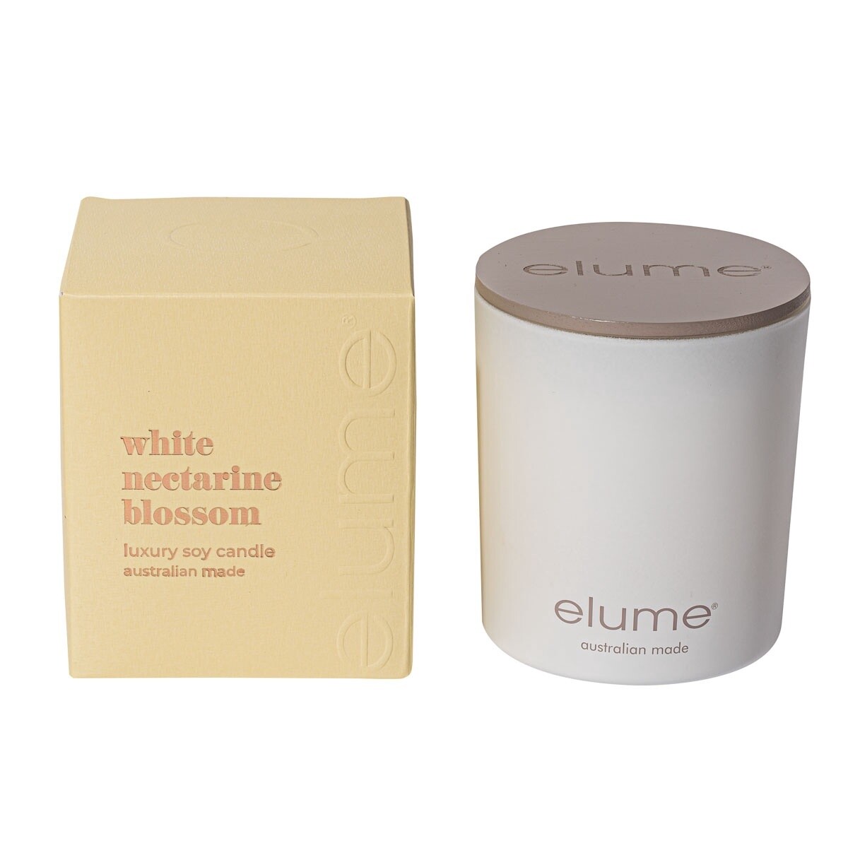 WHITE NECTARINE LUX SOY CANDLE 400g - (Discontinued)
