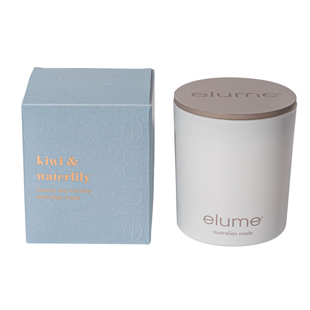 KIWI WATERLILY LUX SOY CANDLE 400g - (Discontinued)