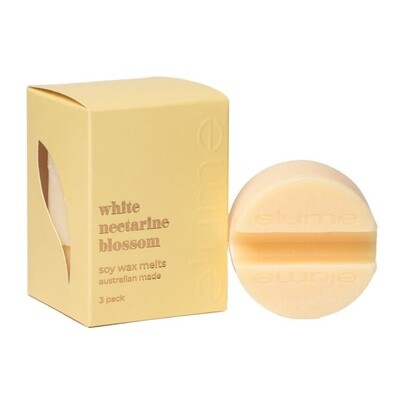 White Nectarine Blossom Melt 3 pk