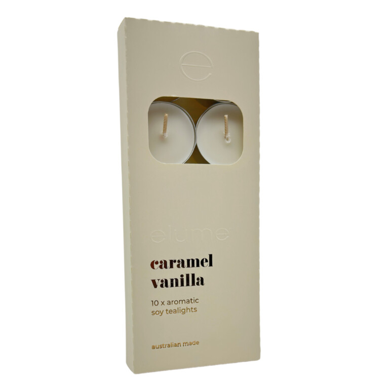 CARAMEL VANILLA TEALIGHTS