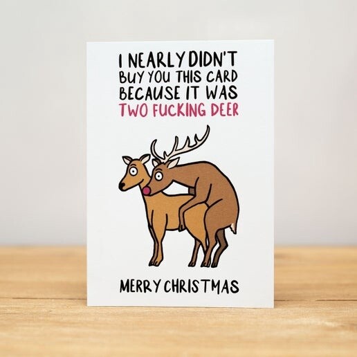 Two fucking deer (Christmas)