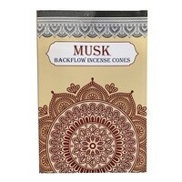 Backflow Incense Cones - Musk