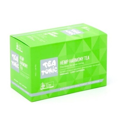 HEMP HARMONY TEA - BOX 20 TEABAGS