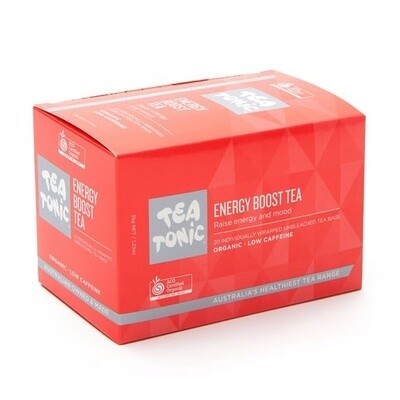 ENERGY BOOST TEA - BOX 20 TEABAGS
