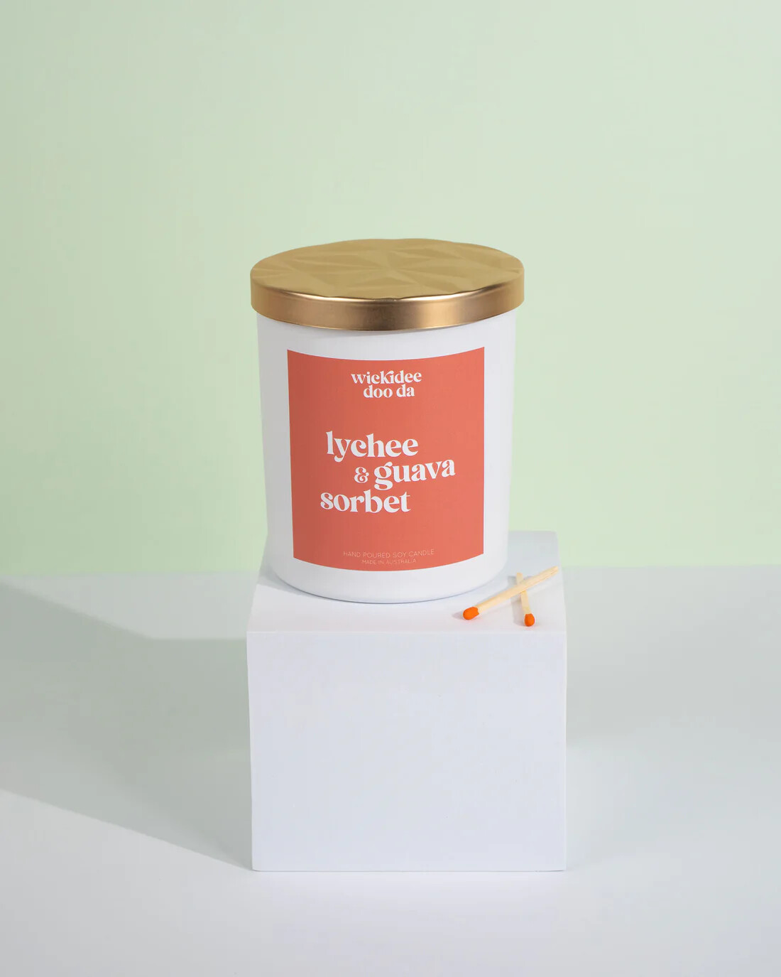 Lychee &amp; Guava Sorbet Soy Candle | Large