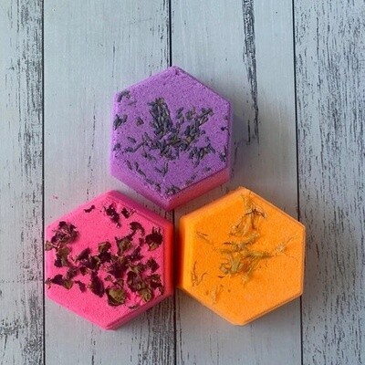 Bath Bomb - Hexagon - Lavender