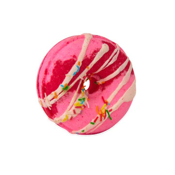 Strawberries &amp; Cream Donut Bath Bomb