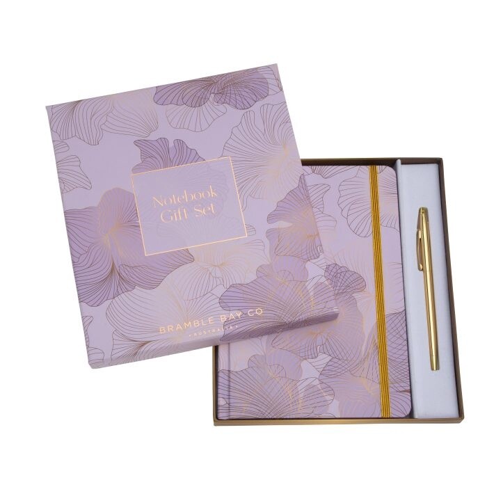 Notebook &amp; Pen Set- Violet &amp; Patchouli