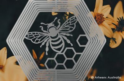 Honey Bee Stainless Steel Spinner