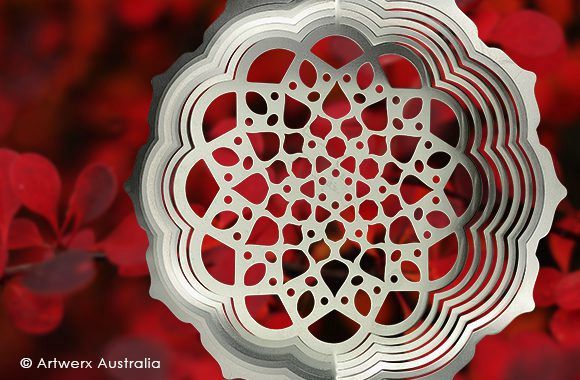 Mandala Stainless Steel Spinner