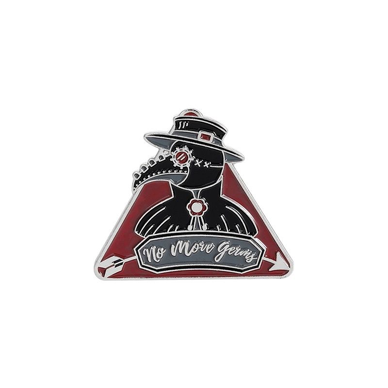 Premium Kawaii Pin - No more germs