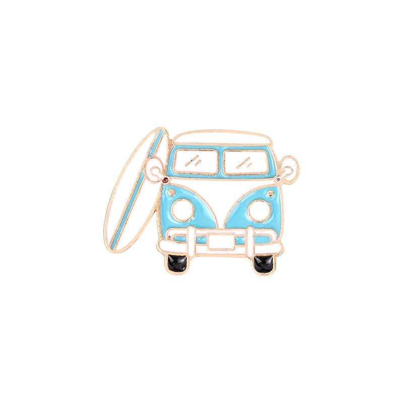 Premium Kawaii Pin - Blue Surf Combi