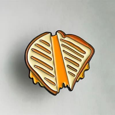Premium Kawaii Pin - Grilled cheese