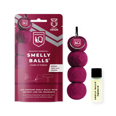 QLD Maroons NRL Smelly Balls Set