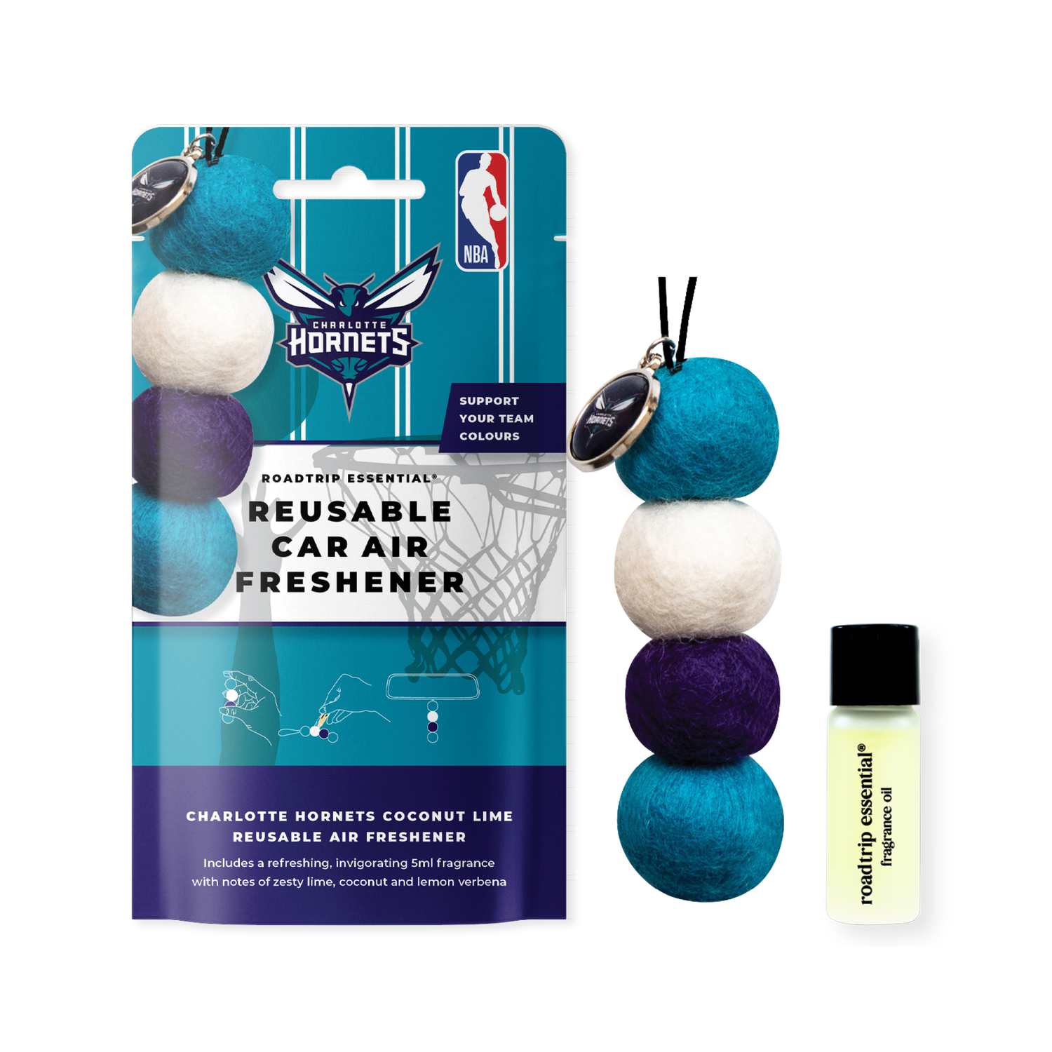 Charlotte Hornets NBA Smelly Balls Set