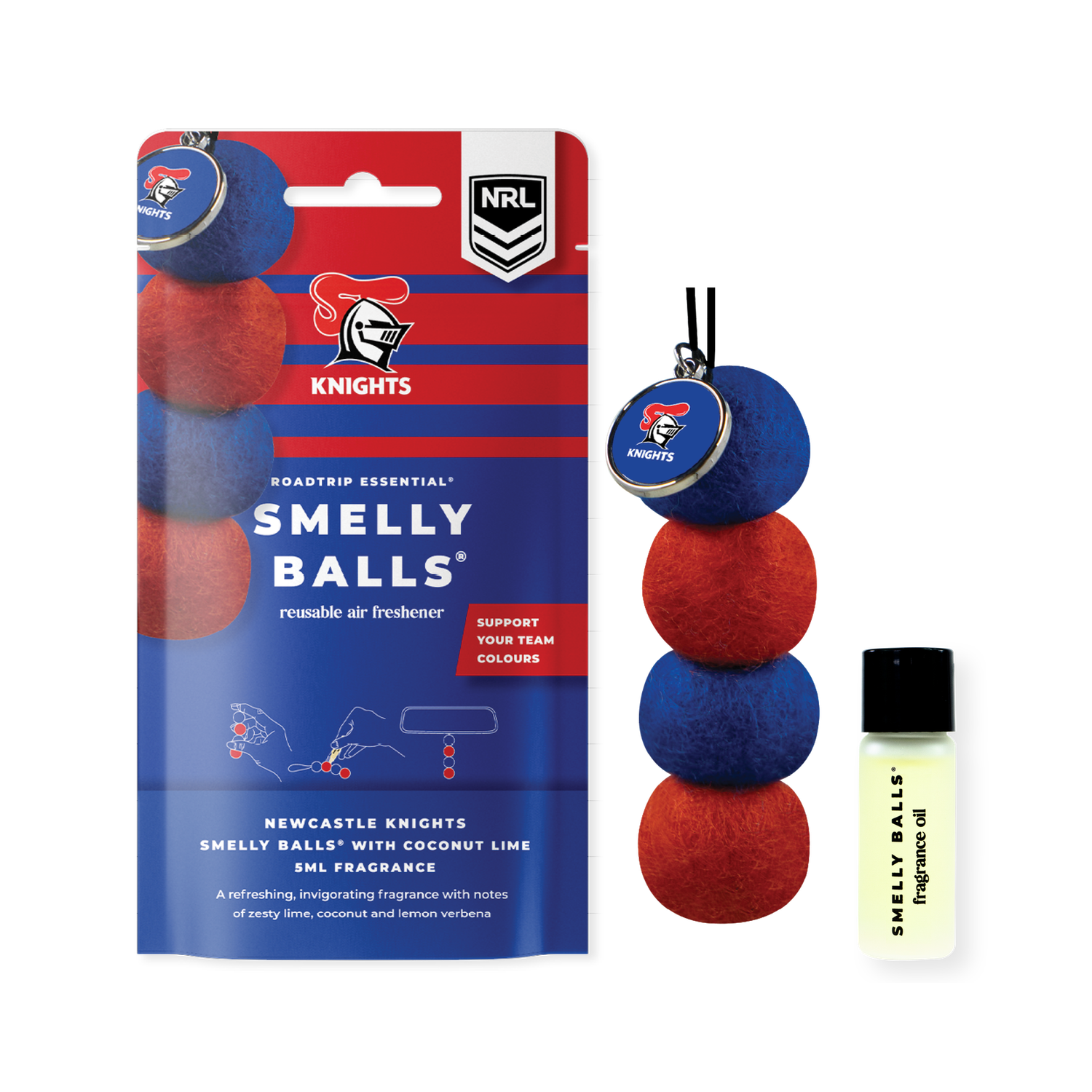 Newcastle Knights NRL Smelly Balls Set