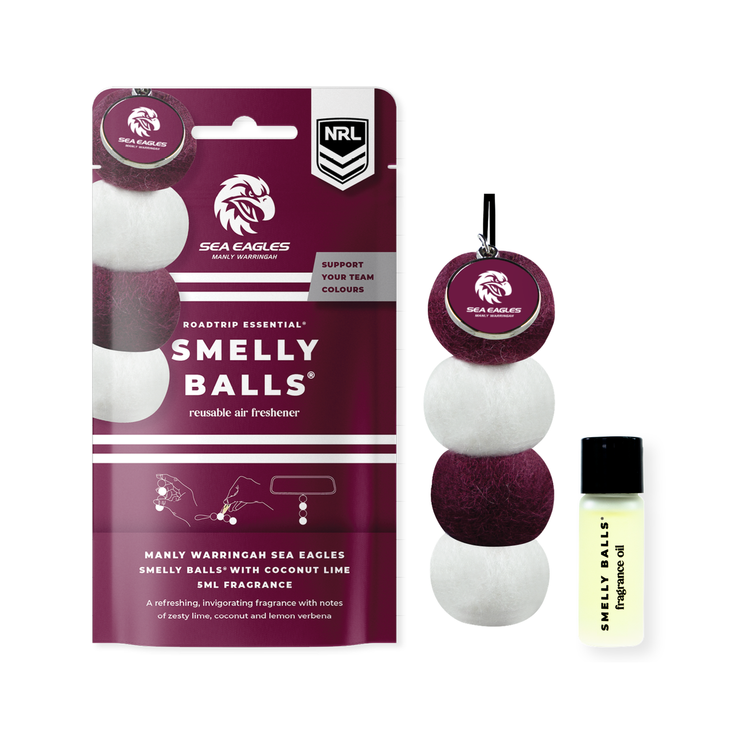 Manly Sea Eagle NRL Smelly Balls Set