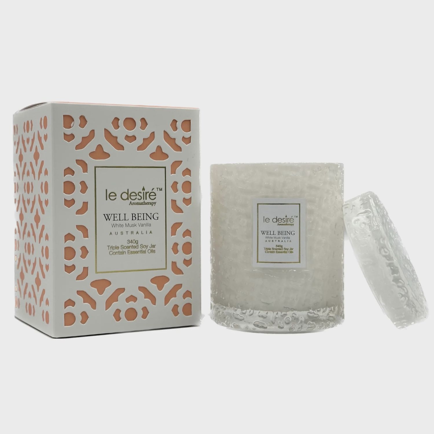 Well Being (White Musk Vanilla) - Aromatherapy Soy Candle