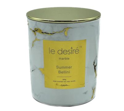 Summer Bellini - Marble Soy Candle