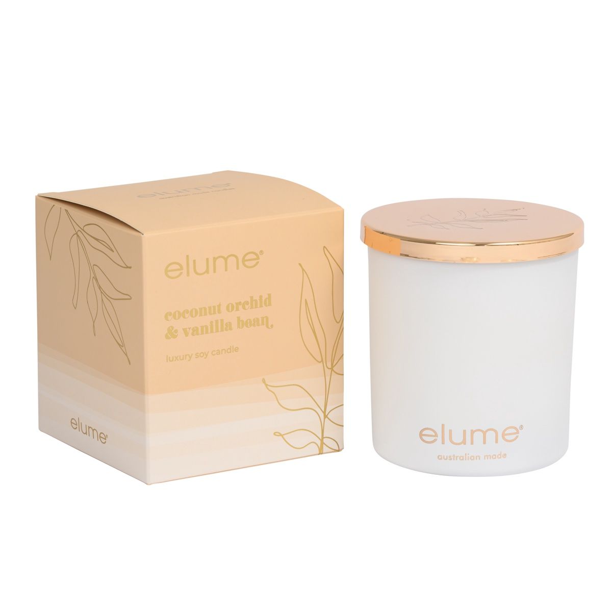 Coconut Orchid &amp; Vanilla Bean Soy Candle