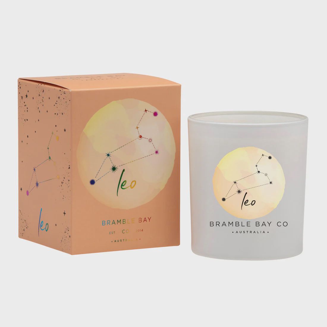 Leo Zodiac Candle