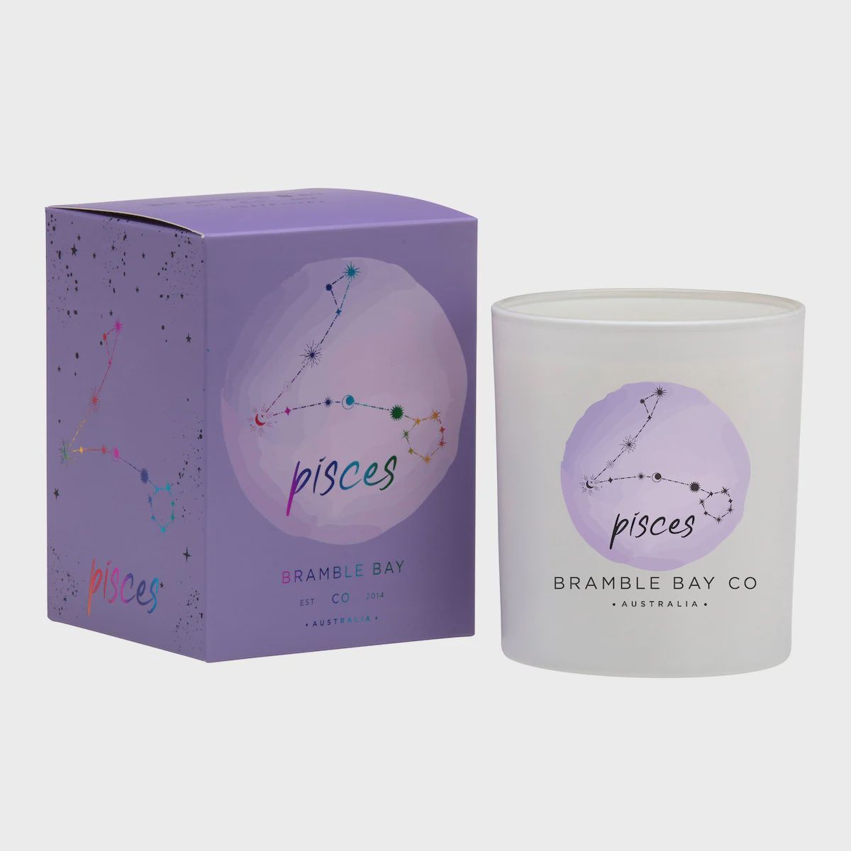 Pisces Zodiac Candle