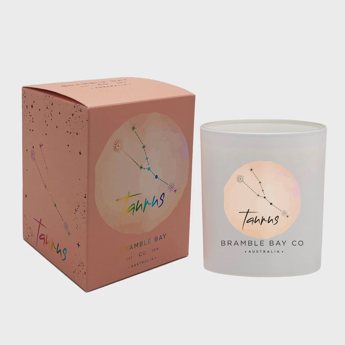 Taurus Zodiac Candle