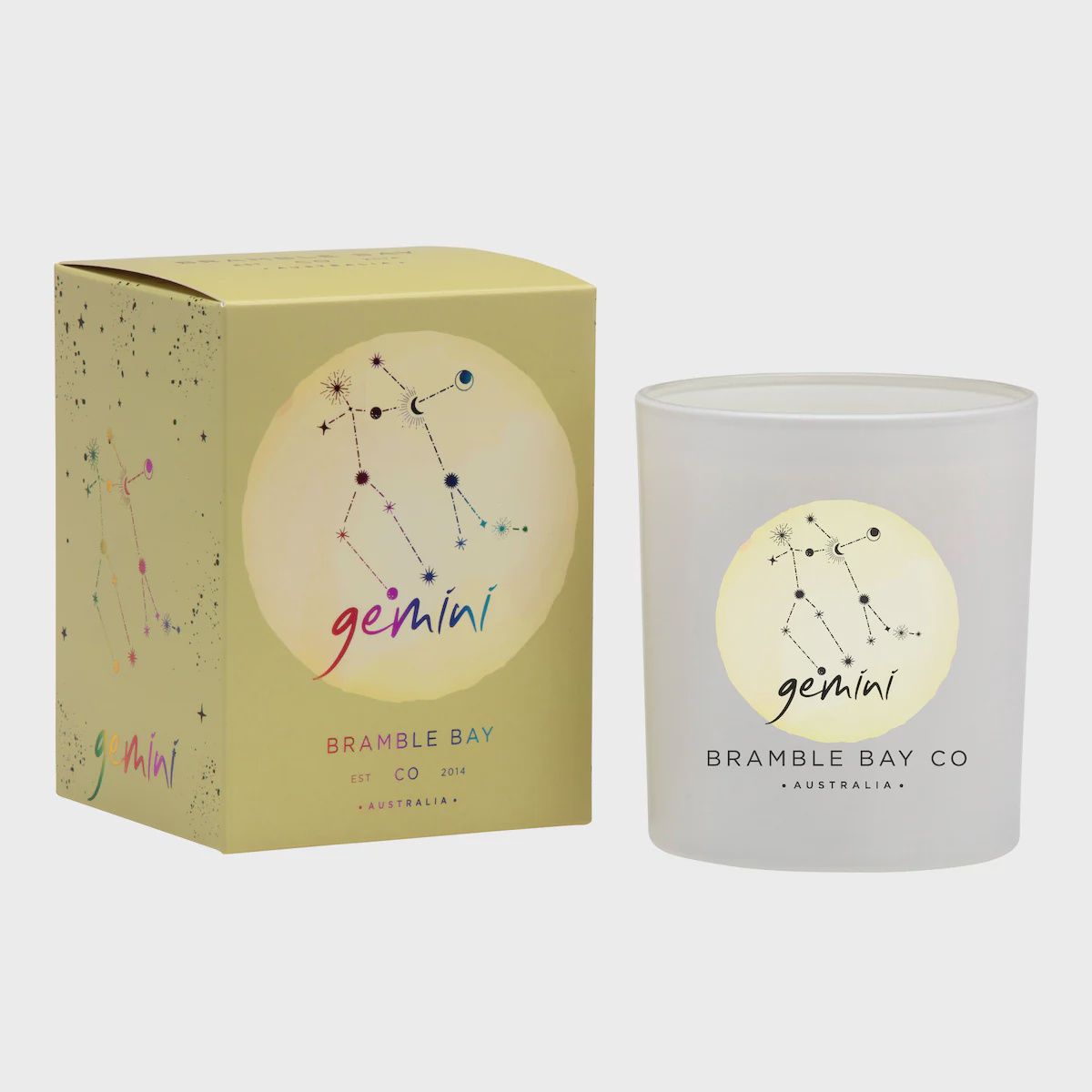 Gemini Zodiac Candle