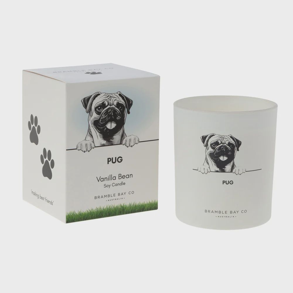 Pug - Soy Candle