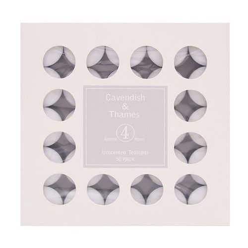 4.5hr Tealight - 50 Pack
