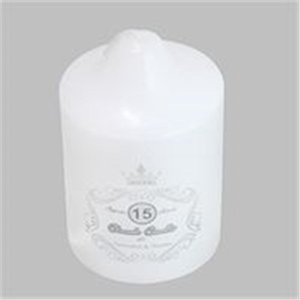 5cm x 7.5cm unscented taper white candle