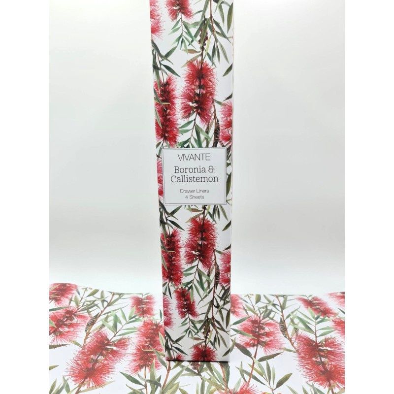 Boronia &amp; Callistemon Australiana Draw Liners 4PK