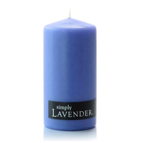 Lavender Pillar Candle